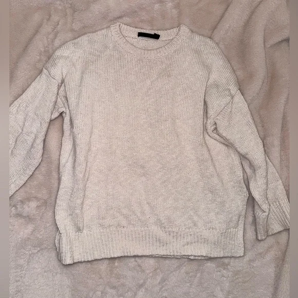 Jenni Kayne Cruise Boyfriend Sweater in Ivory
